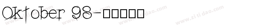 Oktober 98字体转换